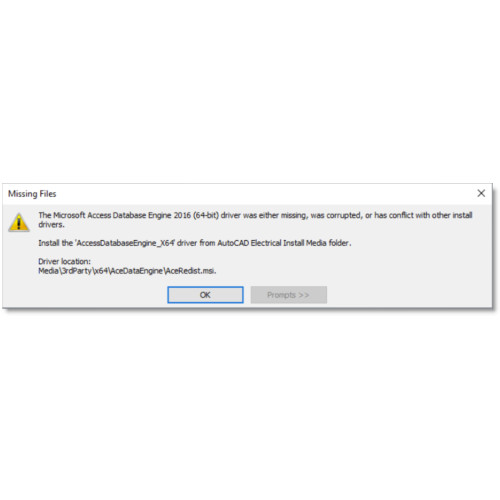 Не вдається знайти драйвер Microsoft Access Database Engine 2016 (64-розрядна версія) Не вдається знайти драйвер Microsoft Access Database Engine 2016 (64-розрядна версія)