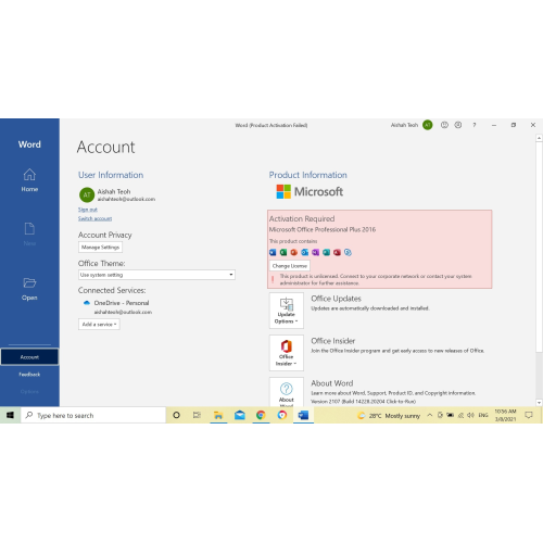 Активація Microsoft Office Активація Microsoft Office