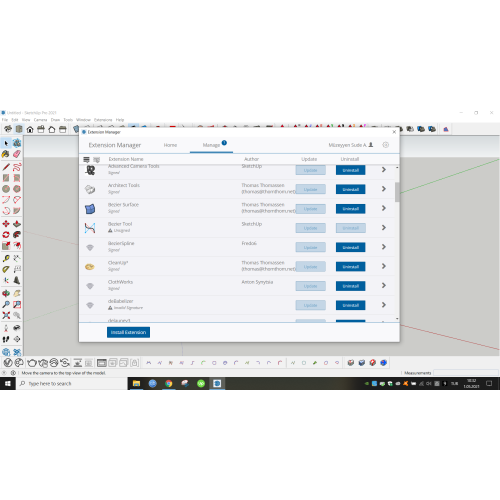 Встановлення плагіну MindSight Studios Double-Cut для SketchUp Встановлення плагіну MindSight Studios Double-Cut для SketchUp